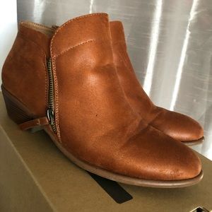 Brown Suede Booties